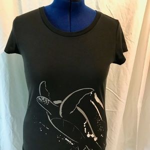 Crazy Shirts Wyland Sea Turtle T Shirt